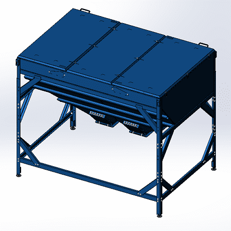 Бункер 3400л, 2 выхода, для Zota ROBOT 300, 400, 500кВт