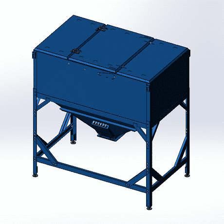 Бункер 3500л, 1 выход, для Zota ROBOT 150, 200, 250кВт