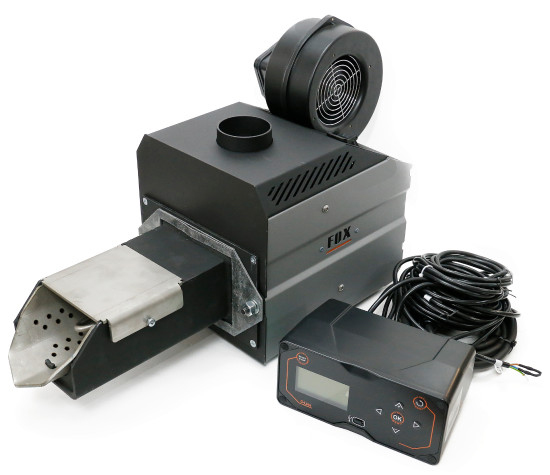 Пеллетная горелка ZOTA FOX G2 - 43 (горелка+Контроллер C-Line PBA)